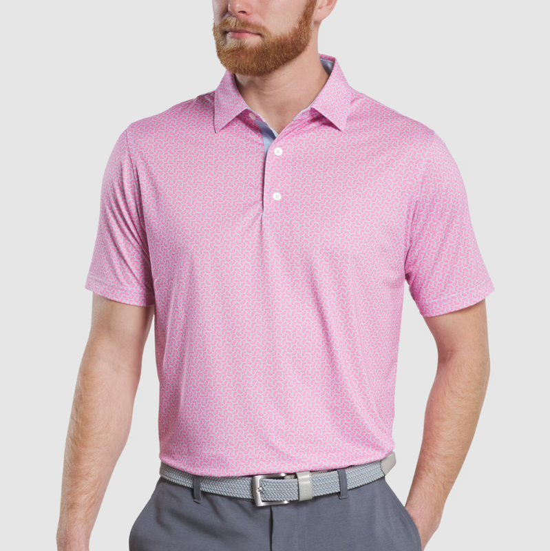 H Polo FOOTJOY #34335 - Pink Lemonade/Skyway