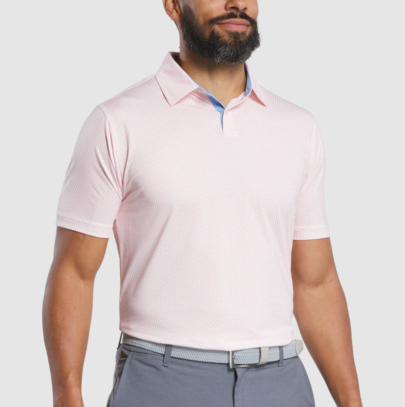 H Polo FOOTJOY #34315 - White/Orange