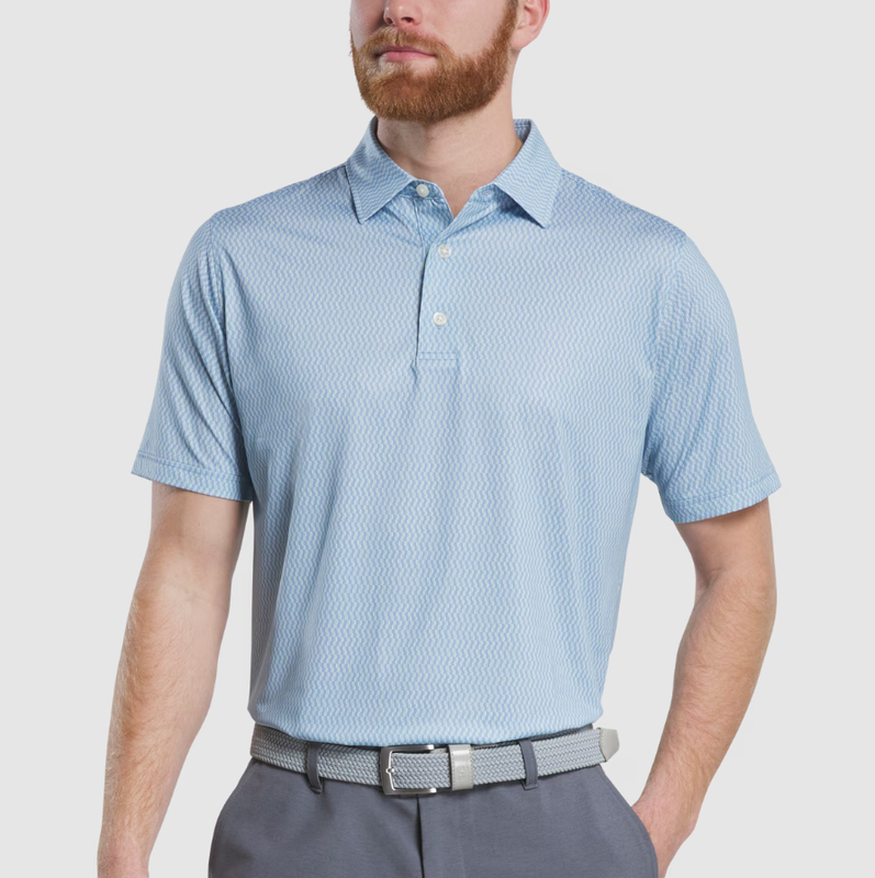 H Polo FOOTJOY #34285 - Blue Jay/Pistachio/White