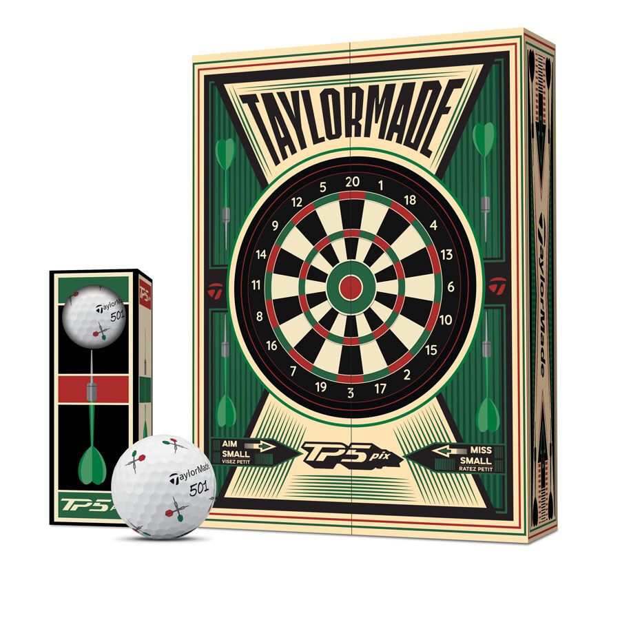 Balles de golf (Douzaine) Taylormade - TP5 Pix 3.0 Édition Limitée - Dart