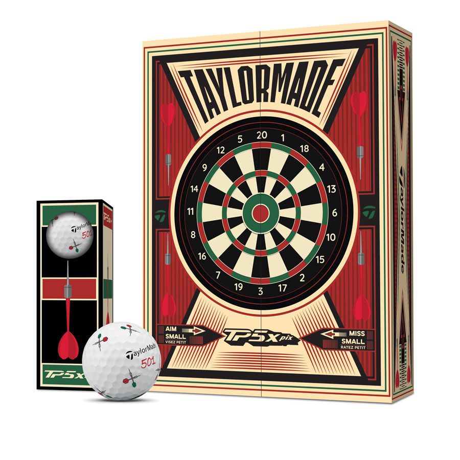 Balles de golf (Douzaine) Taylormade - TP5X Pix 3.0 Édition Limitée - Dart