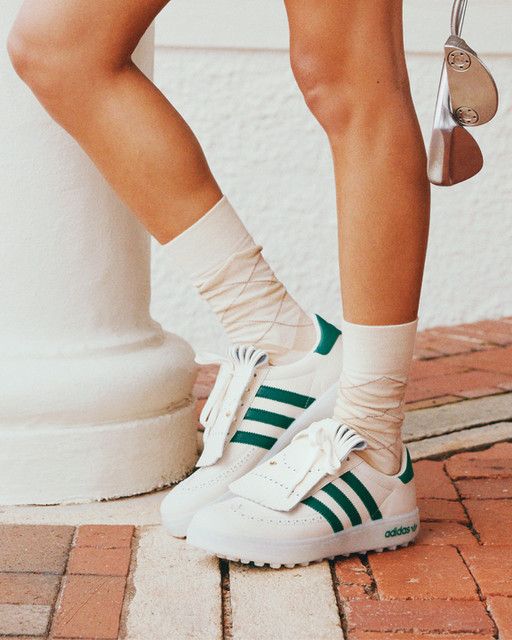 F Soulier de golf ADIDAS OG IH8436 - Blanc /Vert