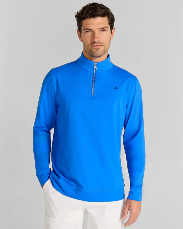 H Chandail 1/2 zip manches longues REDVANLY Sevres - Marine