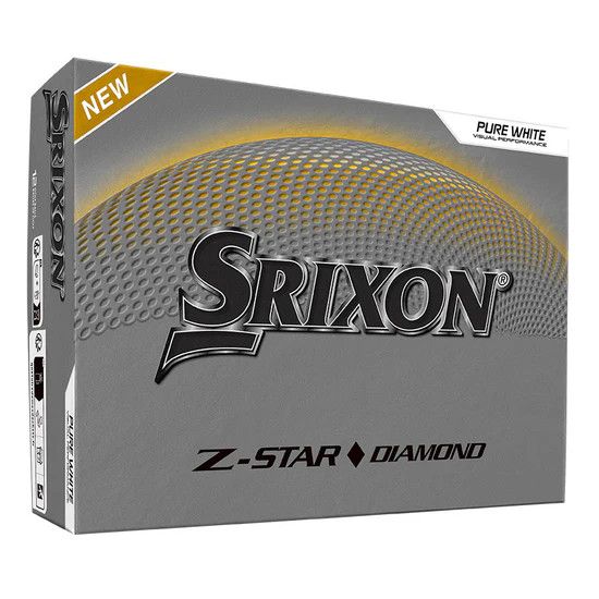Balles de golf (Douzaine) Srixon Z-Star Diamond, Size: - Blanche