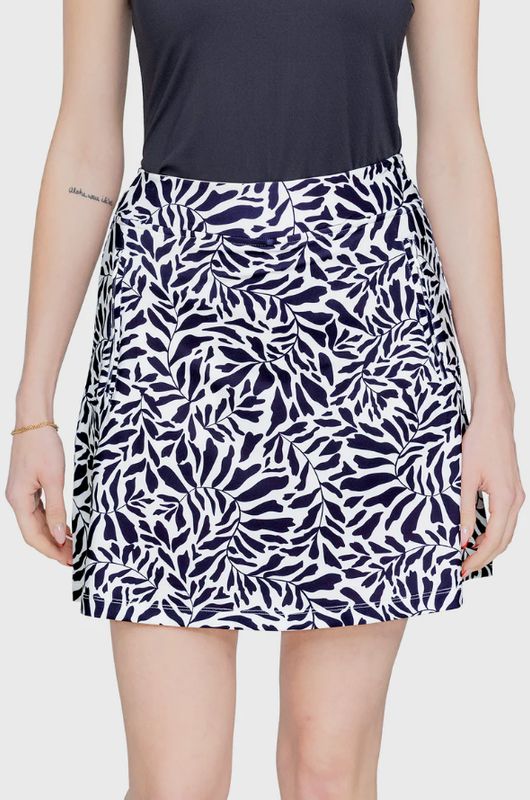 F Jupe KASTEL DENMARK - Black &amp; White Climbing Vine