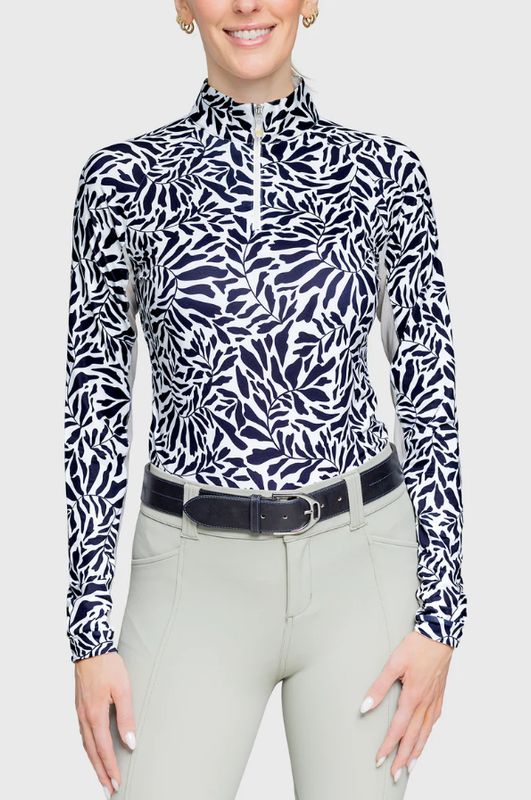 F Second Skin KASTEL DENMARK LSR25B - Black &amp; White Climbing Vine