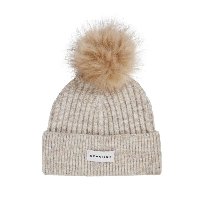 F Tuque ROHNISCH Pom Rib - Beige