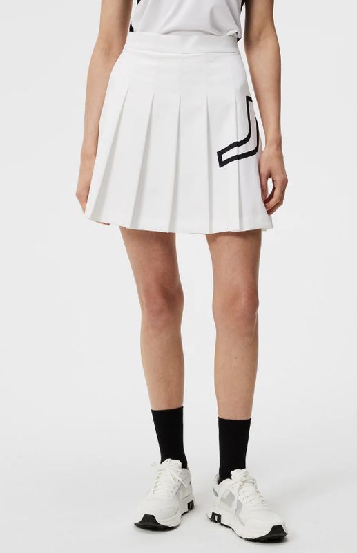 F Jupe J.LINDEBERG Naomi - Blanc/Noir