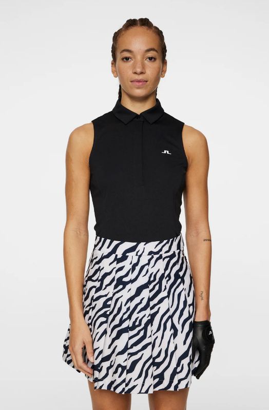 F Polo sans manche J.LINDEBERG Dena - Noir