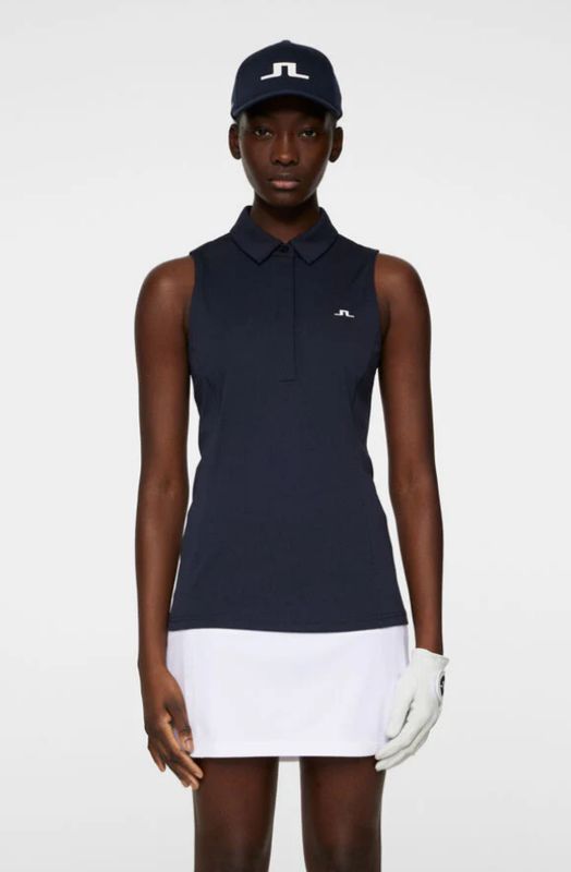 F Polo sans manche J.LINDEBERG Dena - Marine