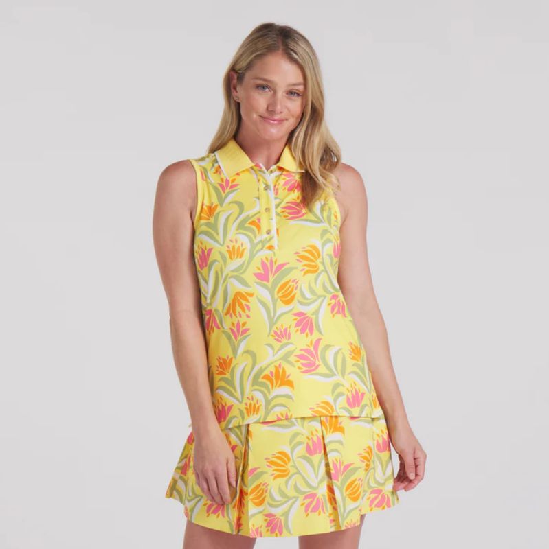 F Polo sans manche PUMA X Dani Dazey - Sunny Yellow