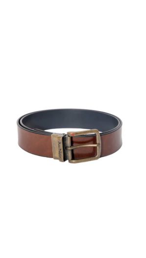 H Ceinture AU NOIR Strauss - Tan/Marine