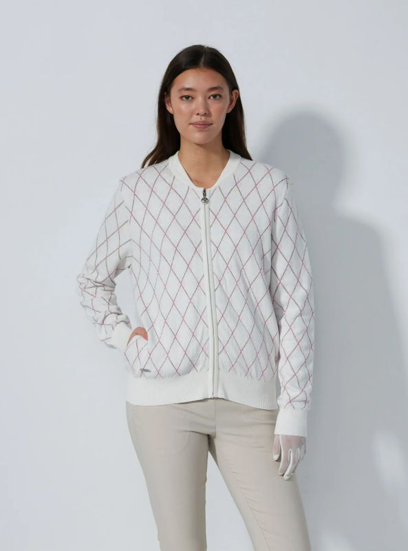 F Cardigan DAILY Argyle - Argyle Stripe