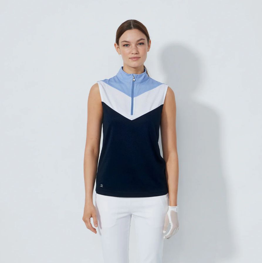 F Polo sans manche DAILY 1000578 - Navy