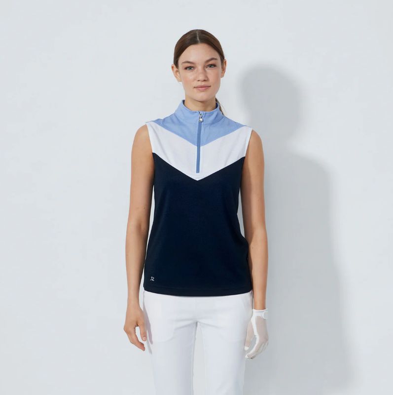 F Polo sans manche DAILY 1000578 - Navy