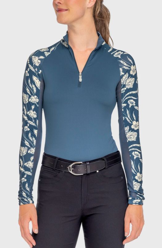 F Chandail KASTEL DANEMARK LRF25SFT - Sailor Blue French Tulip