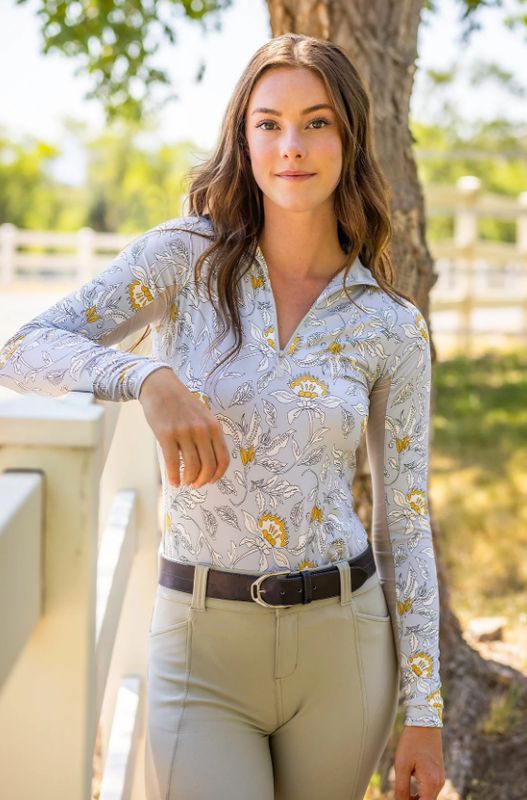 F Chandail KASTEL DANEMARK LF25DVJ - Dove Vintage Jacobean