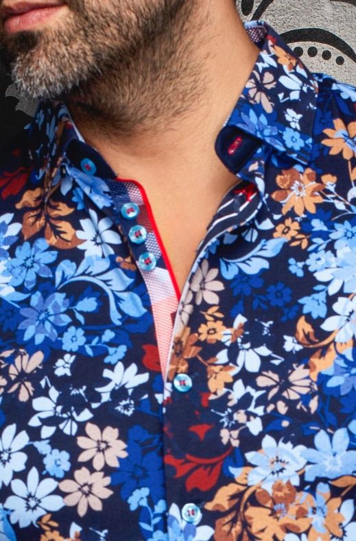 H Chemise manches longues AU NOIR Bittersweet - Navy