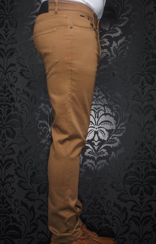 H Pantalon AU NOIR Johnny - Tobacco