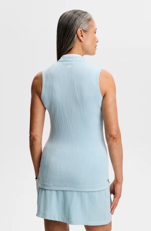 F Polo sans manche J.LINDEBERG Mila - Bleu