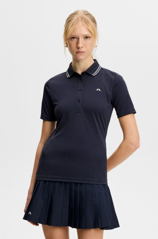F Polo manches courtes J.LINDEBERG Gunilla - Navy