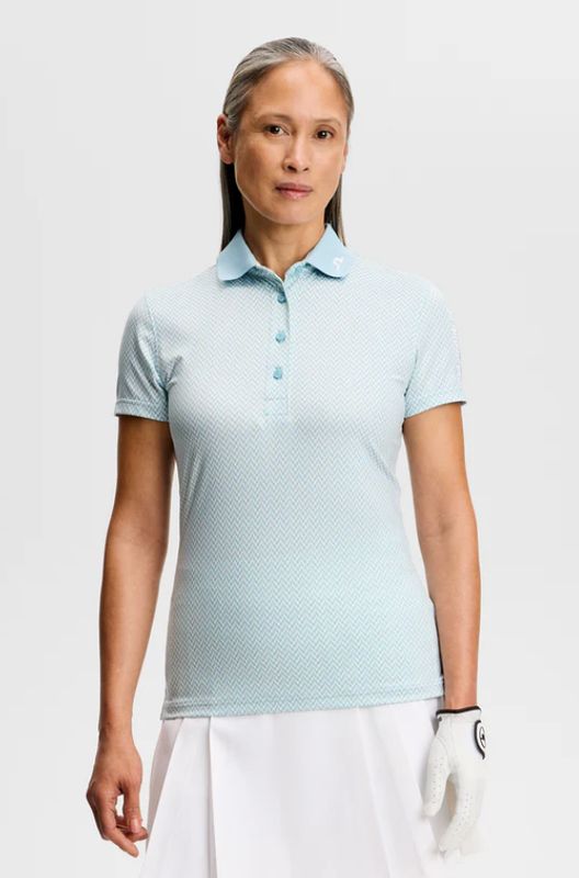 F Polo manches courtes J.LINDEBERG Tour Tech - Print
