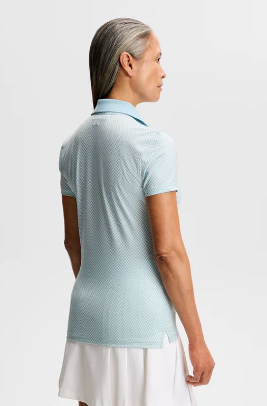 F Polo manches courtes J.LINDEBERG Tour Tech - Print