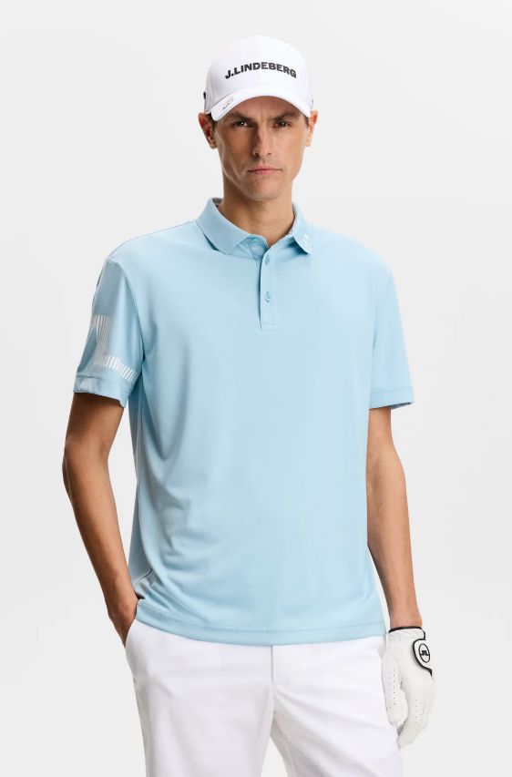 H Polo J.LINDEBERG Heath - Bleu