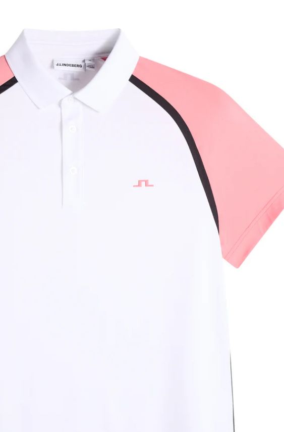 H Polo J.LINDEBERG Bruce - Flamingo