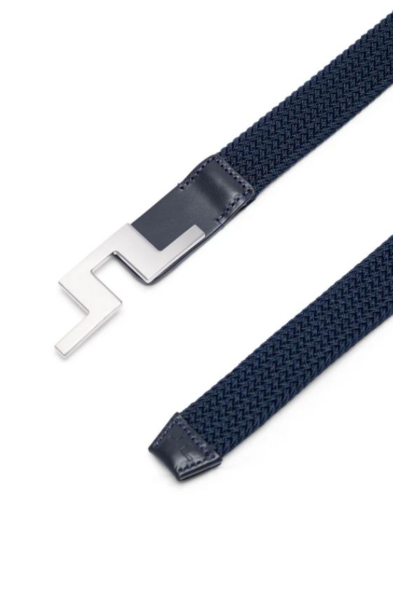 H Ceinture J.LINDEBERG Braided Bridge - Navy