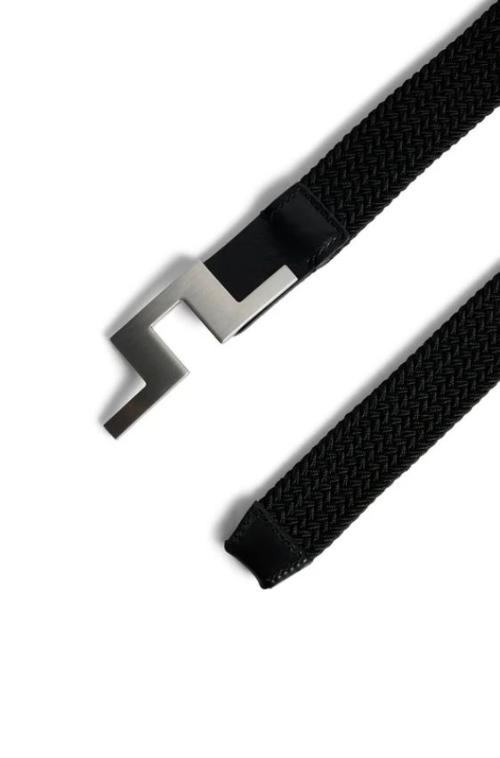 H Ceinture J.LINDEBERG Braided Bridge - Noir