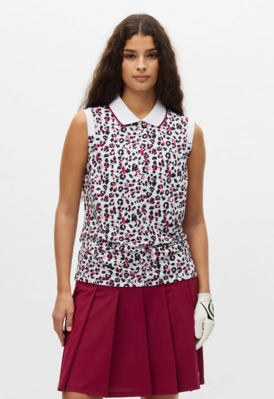 F Polo sans manche RÖHNISCH Deni - Leo Pink/Beet