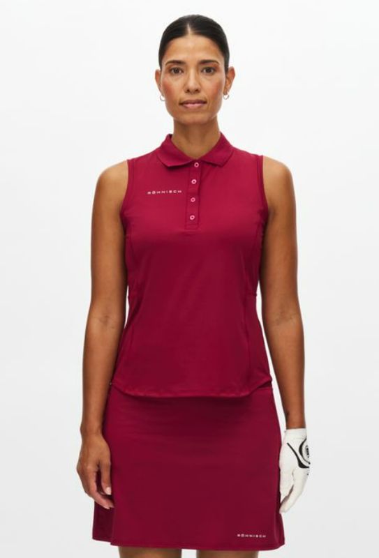 F Polo sans manche RÖHNISCH Nicky - Beet Red