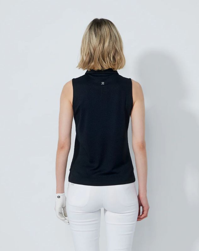 F Polo sans manche DAILY Peoria - Noir