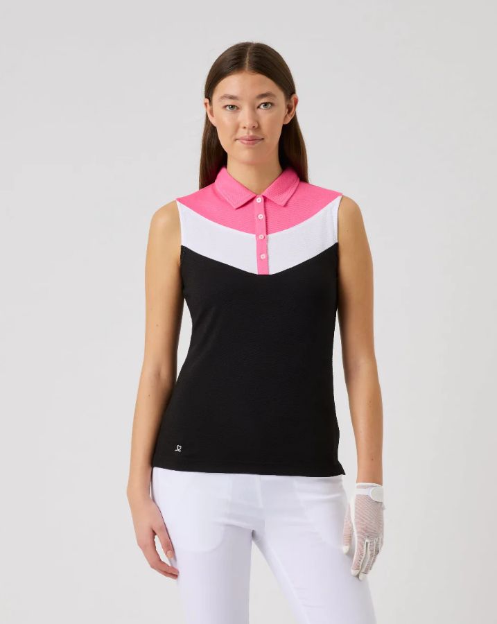 F Polo sans manches DAILY Block - Radiant Pink