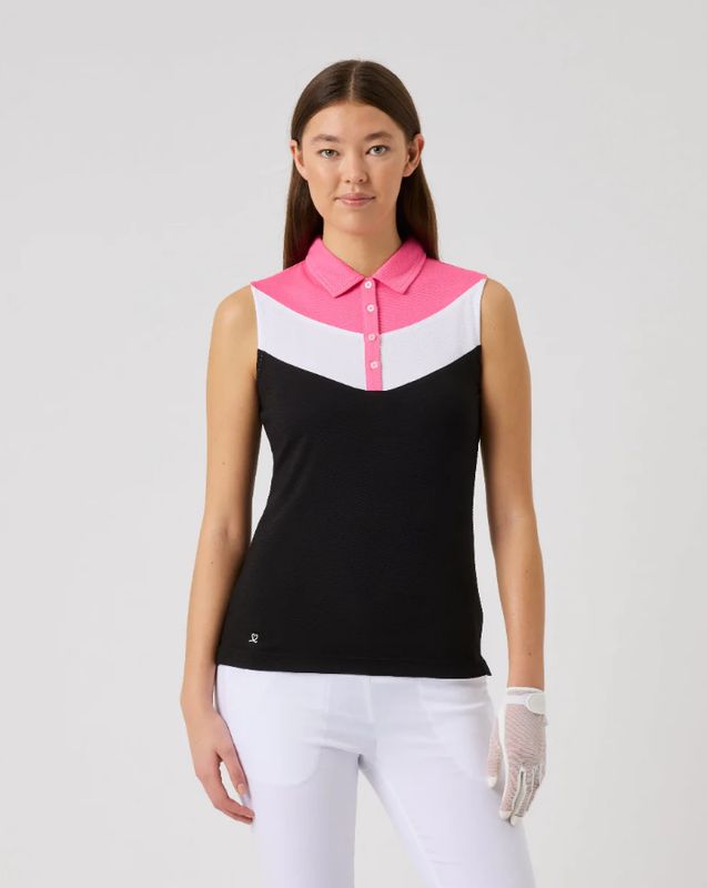 F Polo sans manches DAILY Block - Radiant Pink