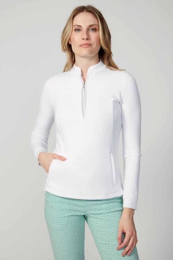 F Chandail SWING CONTROL Scuba - Blanc