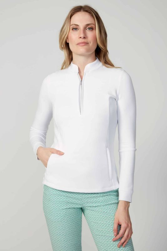 F Chandail SWING CONTROL Scuba - Blanc