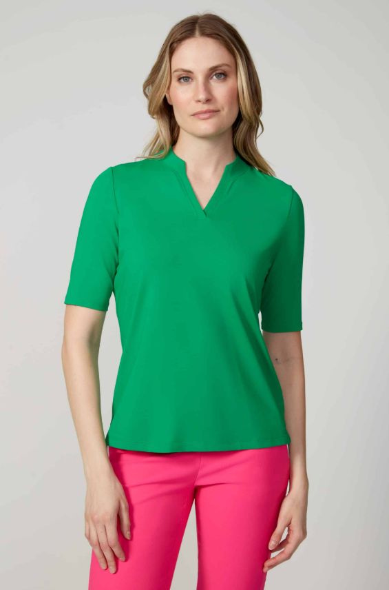 F Polo manches courtes SWING CONTROL Velocity - Jolly Green