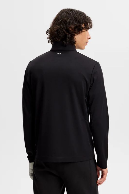 H Chandail 1/2 zip J.LINDEBERG Leon - Noir