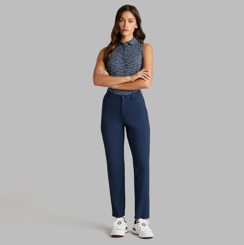F Polo sans manche G/FORE GLP000117 - Azul/Twilight