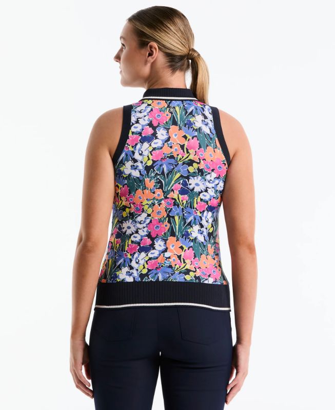 F Polo sans manche PENGUIN OGKSG015 - Black Iris