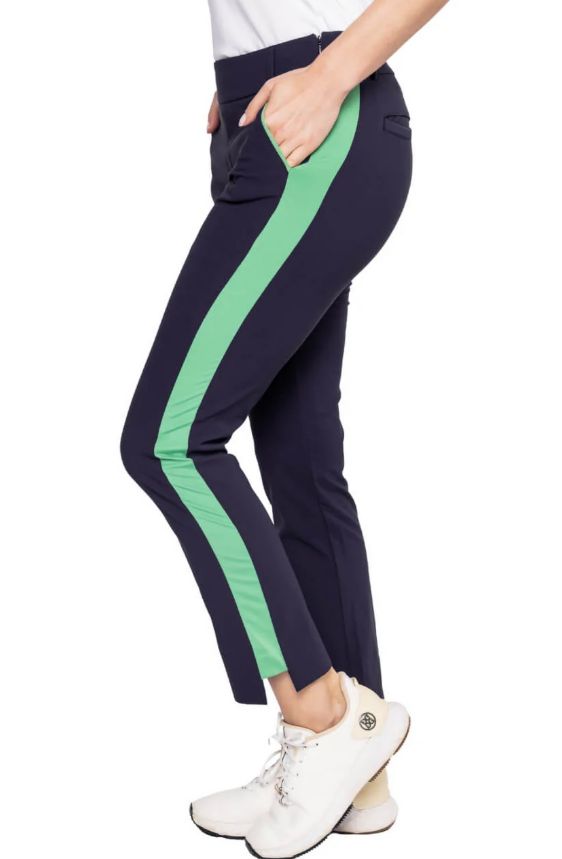 F Pantalon GOLFTINI PAAK26NG - Navy/Green
