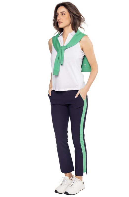 F Pantalon GOLFTINI PAAK26NG - Navy/Green