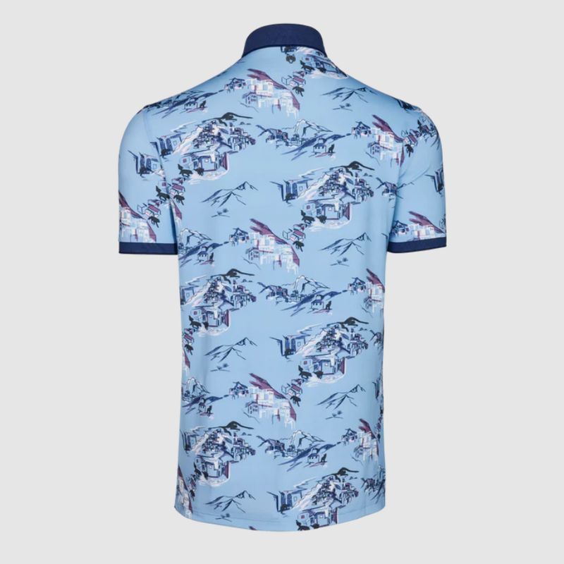 H Polo GREYSON In the Blues - Wolf Blue