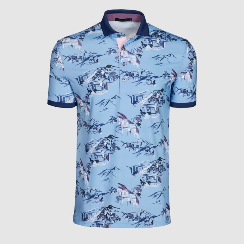 H Polo GREYSON In the Blues - Wolf Blue