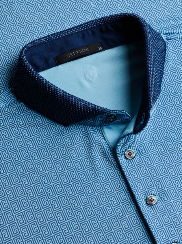H Polo GREYSON Pathfinder - Wolf Blue