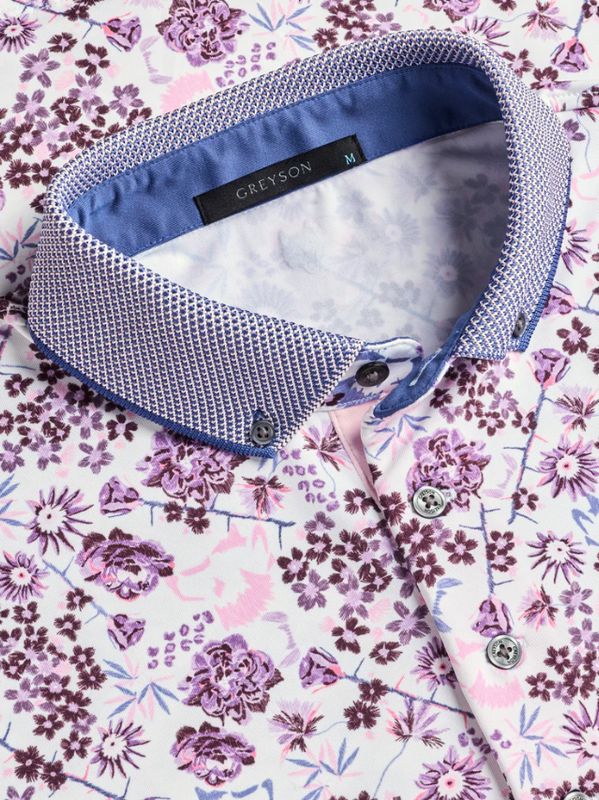 H Polo GREYSON Silver Fang - Arctic