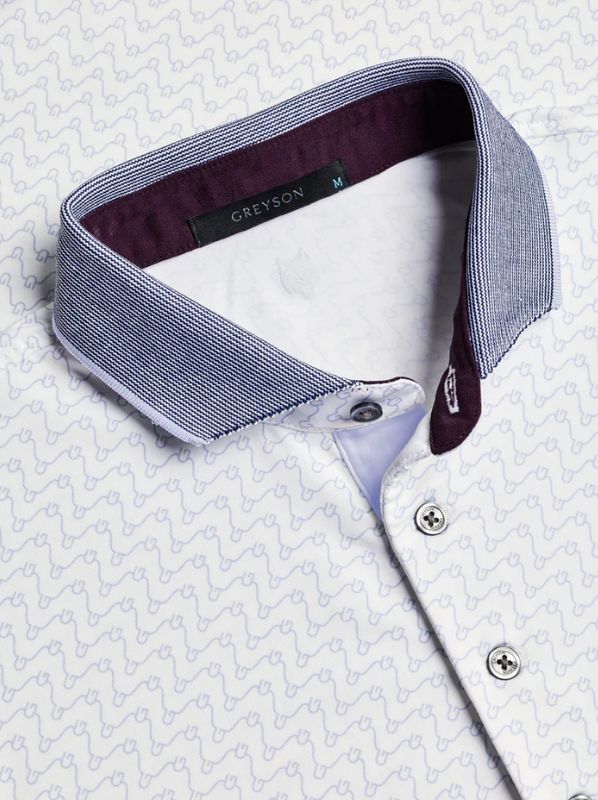 H Polo GREYSON Rogue River - Arctic