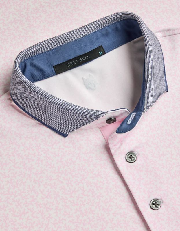 H Polo GREYSON Coral Dreams - Pink Sky